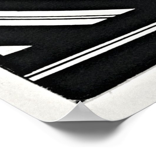 Stylized Floral Pattern Poster (Hoek)