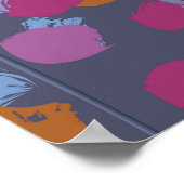 Stylized floral seamless pattern. Vintage imitatio Poster (Hoek)