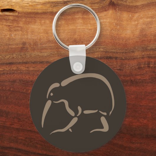 Stylized Kiwi Sleutelhanger (Voorkant)