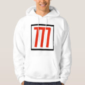 Stylized M – Unique Initial Design Hoodie (Voorkant)