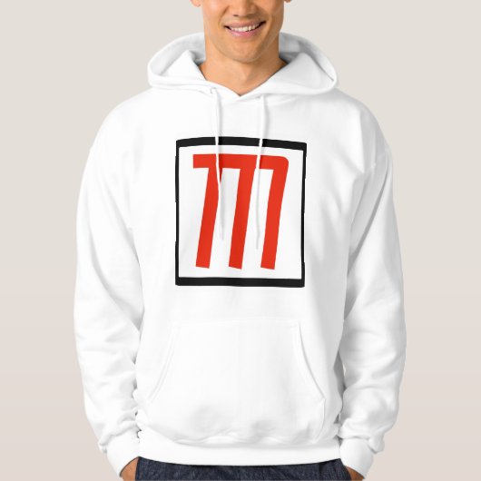 Stylized M – Unique Initial Design Hoodie (Voorkant)