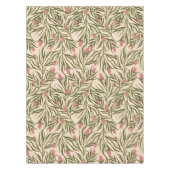Stylized pink bell-shaped floral pattern tafelkleed (Voorkant)