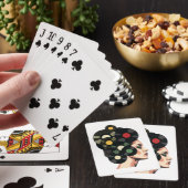 Stylized Retro Vinyl Record Poster Art Pokerkaarten (Insitu)