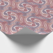 Stylized Swirling Hares Tesselation 2 Wrapping P Cadeaupapier (Hoek)
