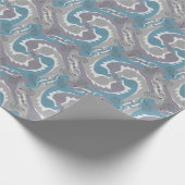 Stylized Swirling Hares Tesselation 3 Wrapping P Cadeaupapier (Hoek)