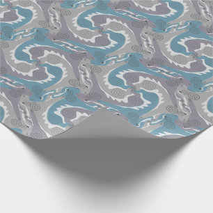 Stylized Swirling Hares Tesselation 3 Wrapping P Cadeaupapier