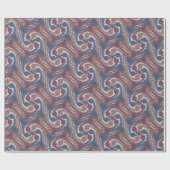 Stylized Swirling Hares Tesselation 7 Wrapping P Cadeaupapier (Vlak)
