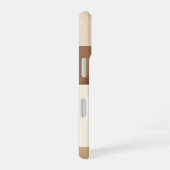 Stylized Vintage Cappuccino iPhone 16 Hoesje (Rechterkant)