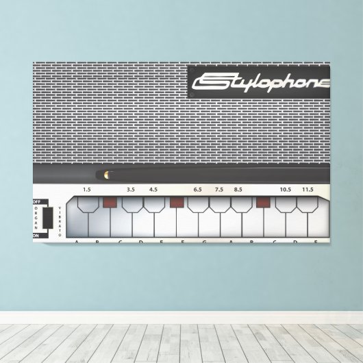 Stylophone Canvas Afdruk (Insitu (Houten vloer))