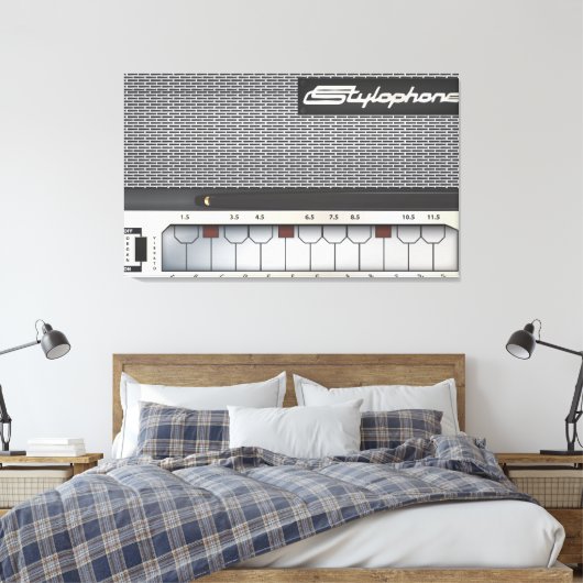 Stylophone Canvas Afdruk (Insitu (Slaapkamer))