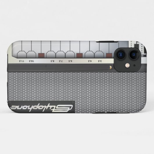 Stylophone Case-Mate iPhone Case (Achterkant (horizontaal))