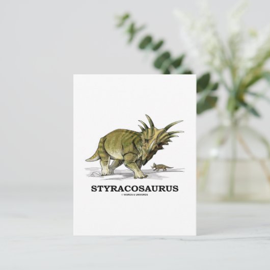Styracosaurus Briefkaart (Staand voorkant)
