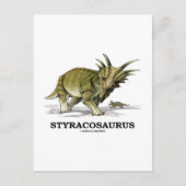 Styracosaurus Briefkaart (Voorkant)