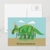 Styracosaurus Briefkaart (Voorkant / Achterkant)