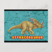 Styracosaurus briefkaart (Voorkant)