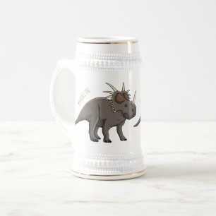 Styracosaurus cartoon illustratie bierpul
