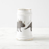 Styracosaurus cartoon illustratie bierpul (Center)