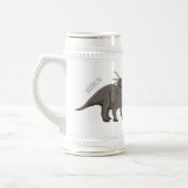 Styracosaurus cartoon illustratie bierpul (Links)
