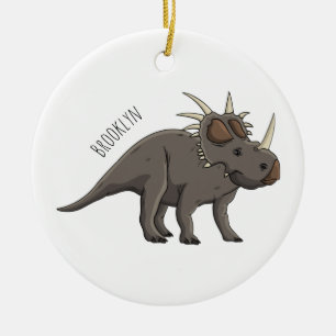 Styracosaurus cartoon illustratie keramisch ornament