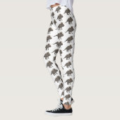 Styracosaurus cartoon illustratie leggings (Links)