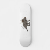 Styracosaurus cartoon illustratie persoonlijk skateboard (Voorkant)