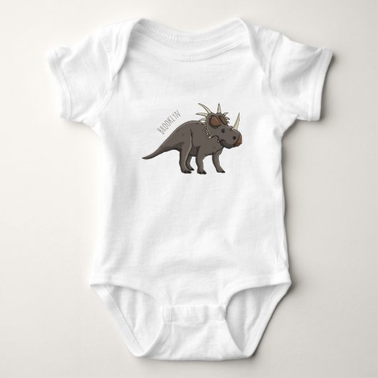 Styracosaurus cartoon illustratie romper (Voorkant)