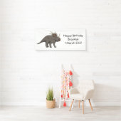 Styracosaurus cartoon illustratie spandoek (Insitu)