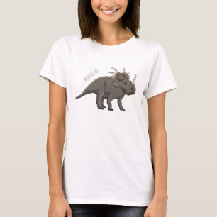 Styracosaurus cartoon illustratie t-shirt