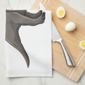 Styracosaurus cartoon illustratie theedoek (Quarter Fold)