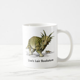 Styracosaurus - Cretacous Dinosaur Bookstore Promo Koffiemok