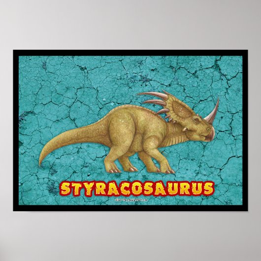 Styracosaurus Deluxe poster (Voorkant)