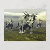 Styracosaurus dinosaurus - 3D rendering Briefkaart (Voorkant)