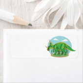 Styracosaurus Etiket (Insitu)