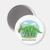 Styracosaurus Magneet (Voorkant / Achterkant)