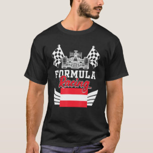 Styrian Auto Race Austria Flag Formula Racing Auto T-shirt