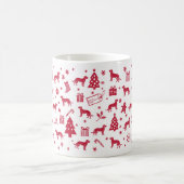 Styrian Grofharige Hound Christmas Design Koffiemok (Center)