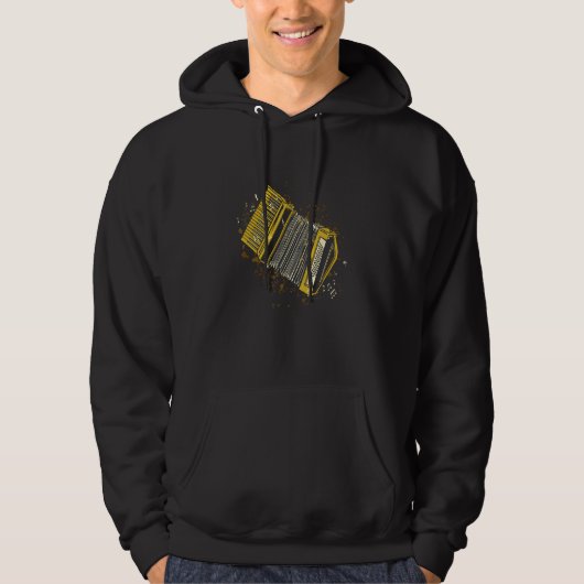 Styrian Harmonica Music Instrument Hoodie (Voorkant)
