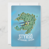Styrsö, zweden reisposter. (Voorkant)