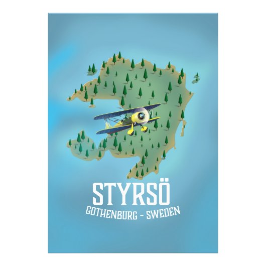 Styrsö, Zweden reisposter. Foto Afdruk (Voorkant)