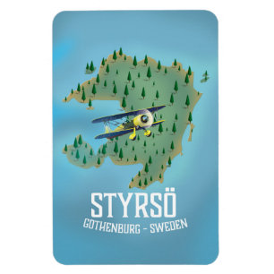 Styrsö, Zweden reisposter. Magneet