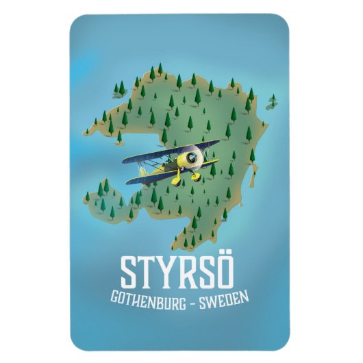 Styrsö, Zweden reisposter. Magneet (Verticaal)