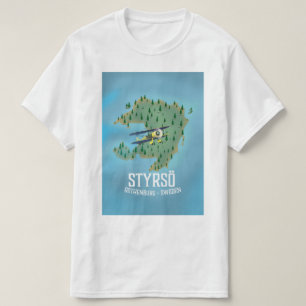 Styrsö, zweden reisposter. t-shirt