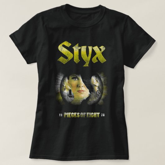  STYX Band 1978 Music Setup Officieel T-shirt (Design voorkant)
