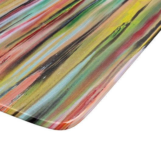 Styx decoratieve glazen snijplank (Hoek)