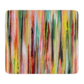 Styx decoratieve glazen snijplank (Voorkant)