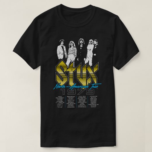 STYX Noord-Amerikaanse Tour T-shirt (Design voorkant)