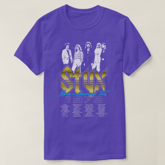 STYX Noord-Amerikaanse Tour T-shirt (Design voorkant)