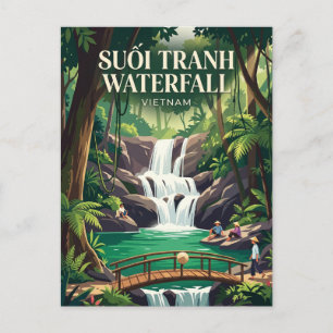 Suối Tranh Waterval Vietnam Briefkaart