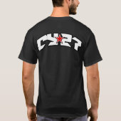 Su-27 (С у-27) Mannen Basic Dark T-Shirt T-Shirt (Achterkant)