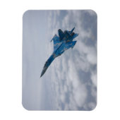 SU-27 flenker boven de wolken Magneet (Verticaal)